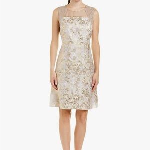 Elie Tahari Gold Dress / Size 8 / great condition